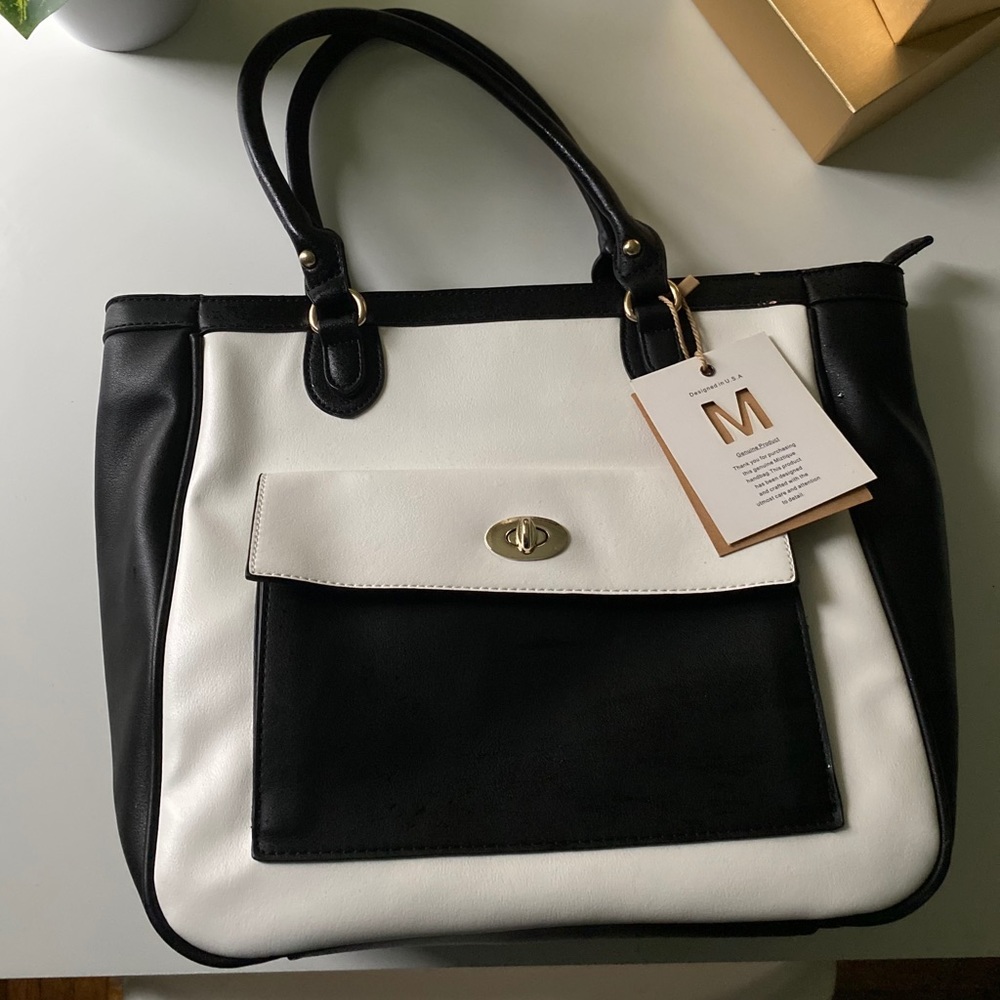 Black and White Tote